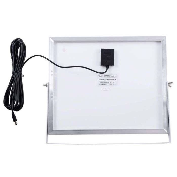12" Inch Solar & Mains Rechargeable Desk Fan