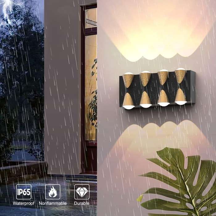 Louis 8 Light Up & Down Wall Light