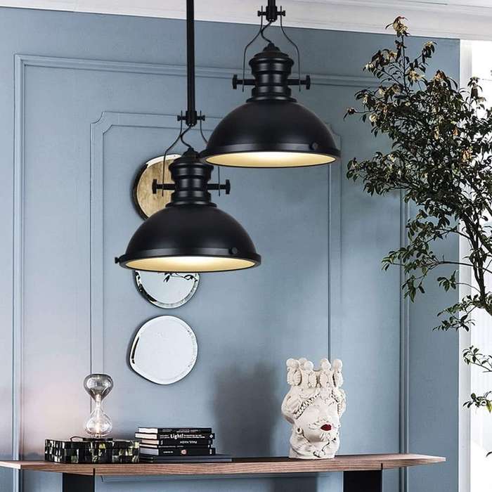 Black Nautical Pendant