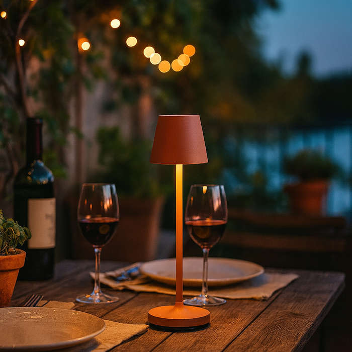 Trevi Micro Red â Rechargeable Dimmable Table Lamp