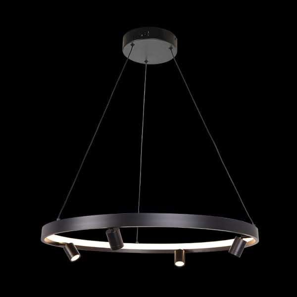 Crown Black LED Pendant Light