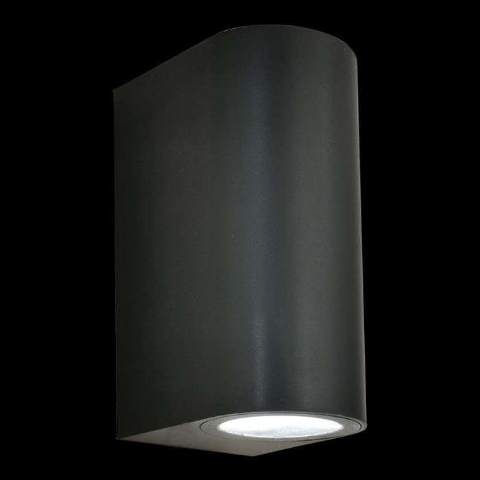 Coastal Black LED Outdoor Wall Light IP54