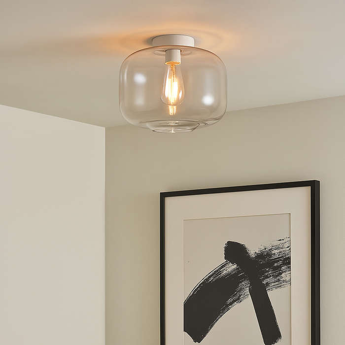 Clear Cake Ceiling Light