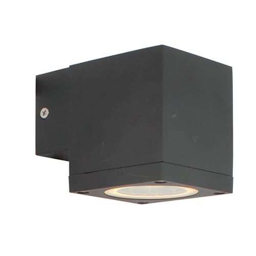 Kube Black Outdoor Wall Light IP65