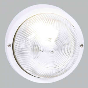 PVC Bulkhead with Clear Glass IP54