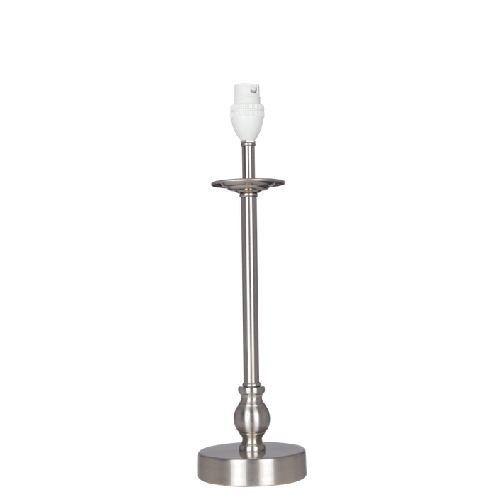 Satin Chrome Table Lamp - Emily