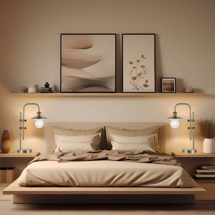 Finique Brass Table Lamp