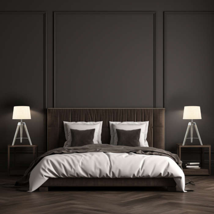 Arabella Wood & Chrome Table Lamp