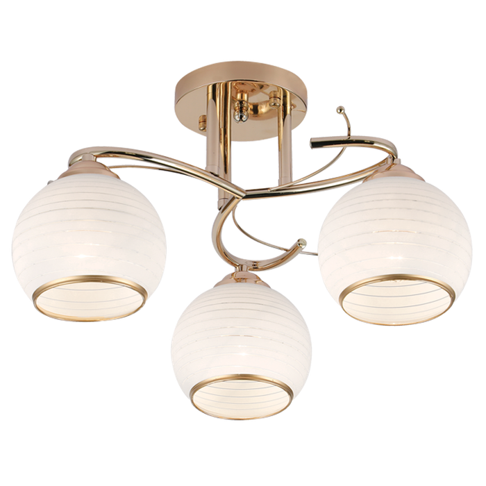 Gold Patterned Ceiling Fitting