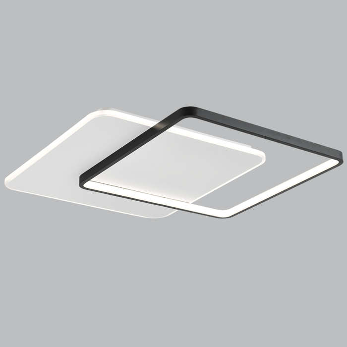 Square Metal & Acrylic LED Ceiling Light