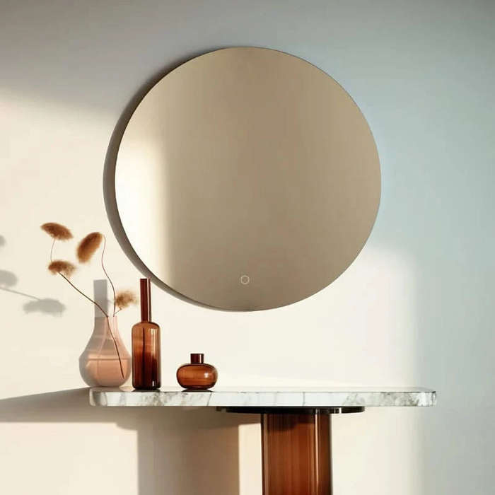 Como Large Frameless LED Mirror - Backlit