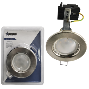 Warm White Satin Chrome LED Downlight