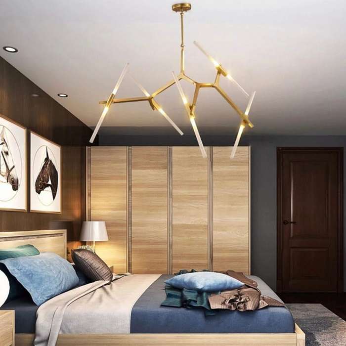 Saber 10 Gold Pendant Light