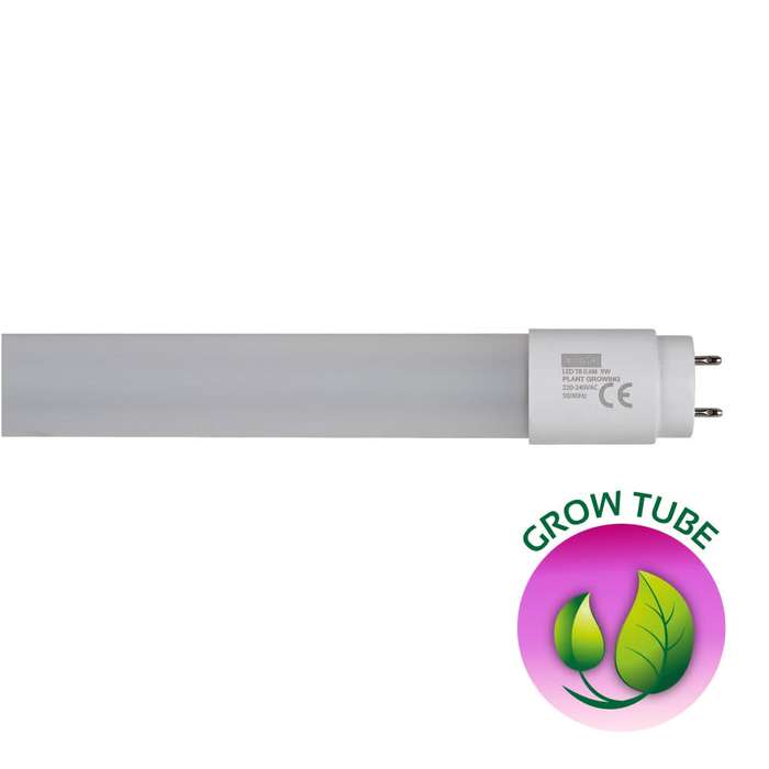 LED Grow Tube  T8 9W (2ft)