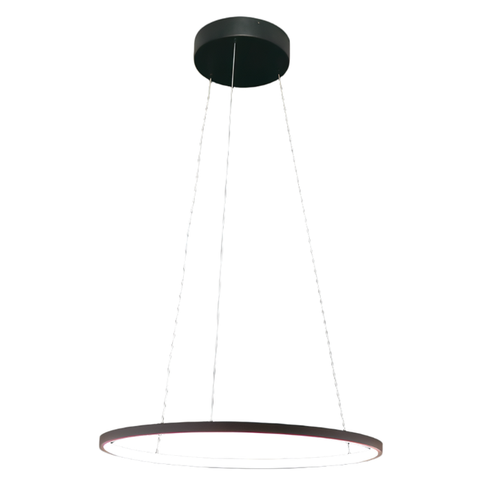 LED Black Pendant Light Dimmable Warm White