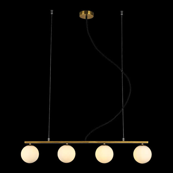 Linear 4 Light Pendant Gold