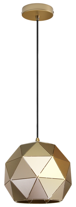 Gold Laser Cut Pendant Light Small