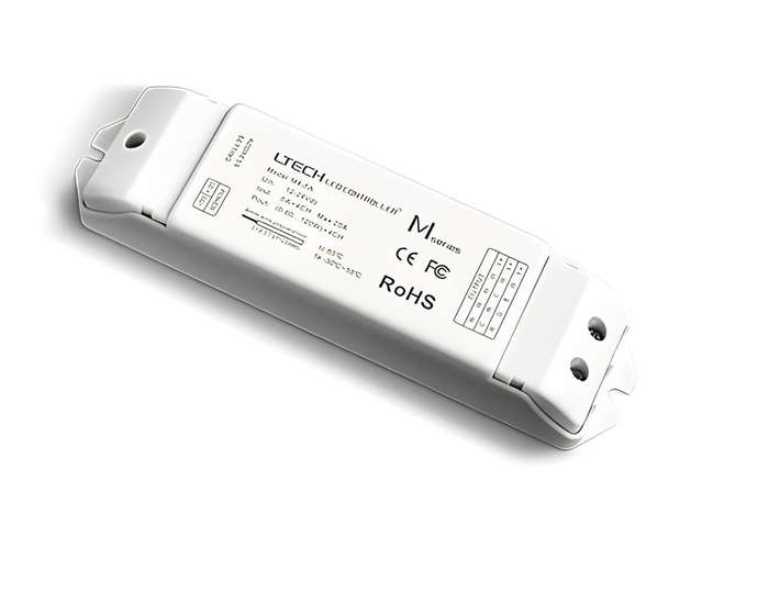 LED Strip Light - M4 RF Receiver 20A with M3 RF RGB Remote Control
