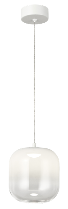 Misty Morning Glass LED Pendant Light