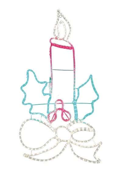 LED Christmas Lights - Candle Motif