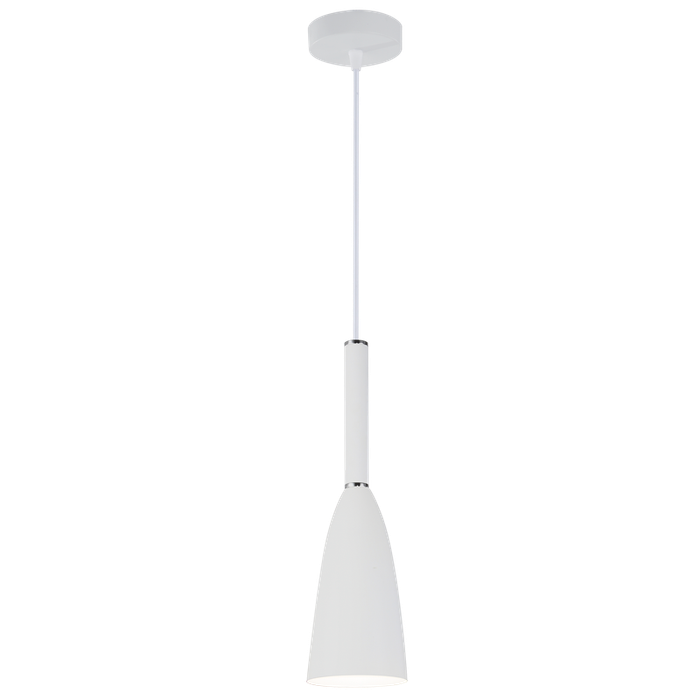 White Metal LED Pendant Light