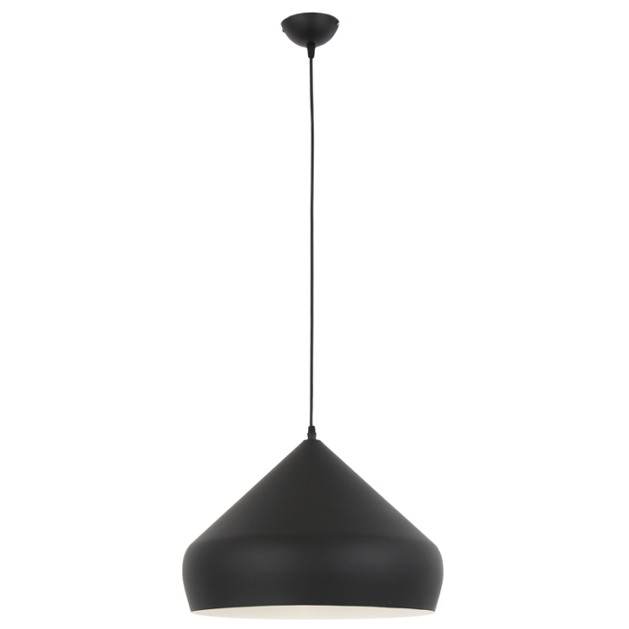 Matt Black Aluminium Pendant Light