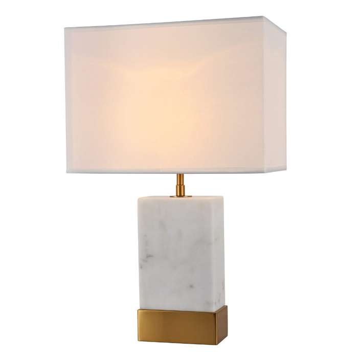 Bach Gold & Marble Table Lamp