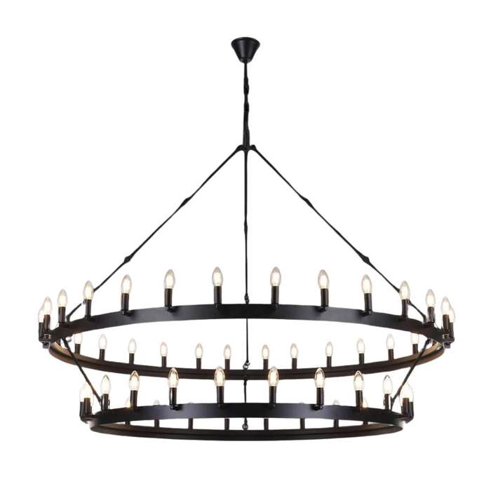 Ranch 2 Tier Chandelier