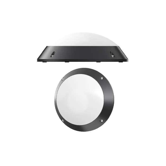 Black Round Bunker Bulkhead IP65  12W/16W/18W, 4CCT