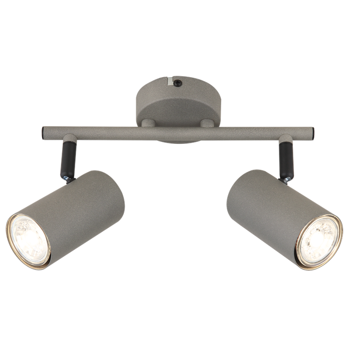 Kala Sandy Grey 2 Light Spotlight