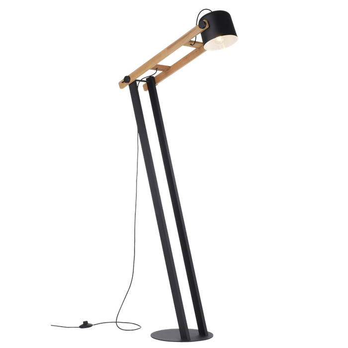 Reach Metal & Wooden Floor Lamp