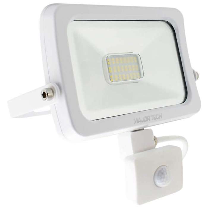 White 20W LED Motion Sensor Floodlight