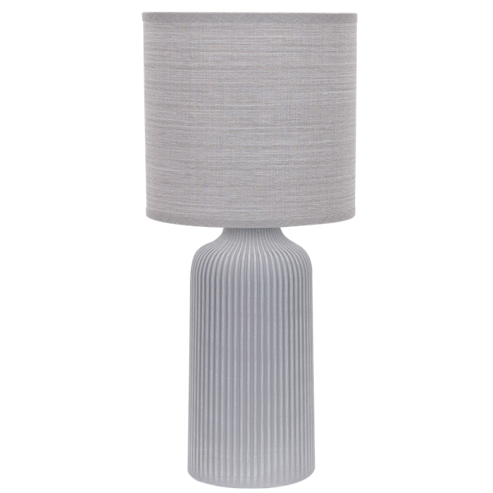 Grey Tall Ceramic Table Lamp