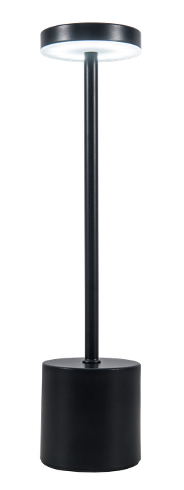 Vogue Black Rechargeable Table Lamp