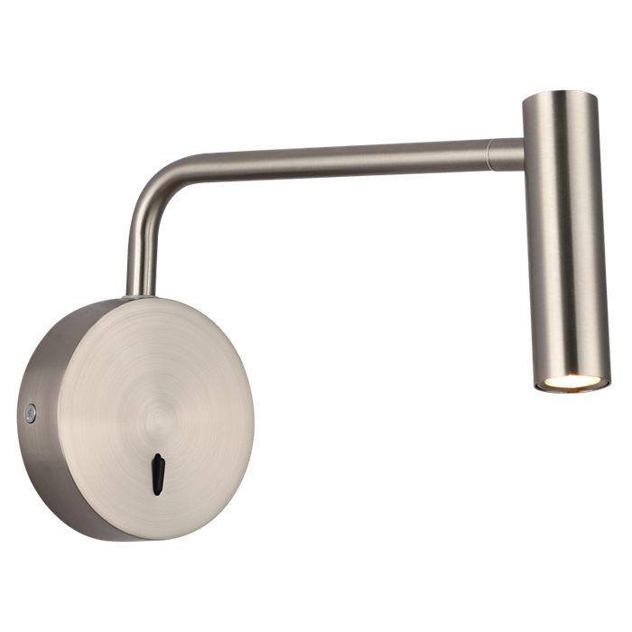 Minine Satin Chrome LED Wall Light