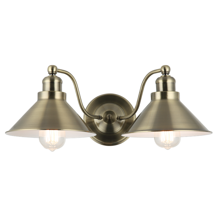 Antique Brass Double Wall Bracket