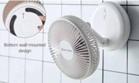 Rechargeable Portable Folding Desk Fan