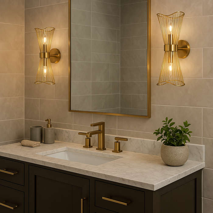 Sensu Gold Wall Light