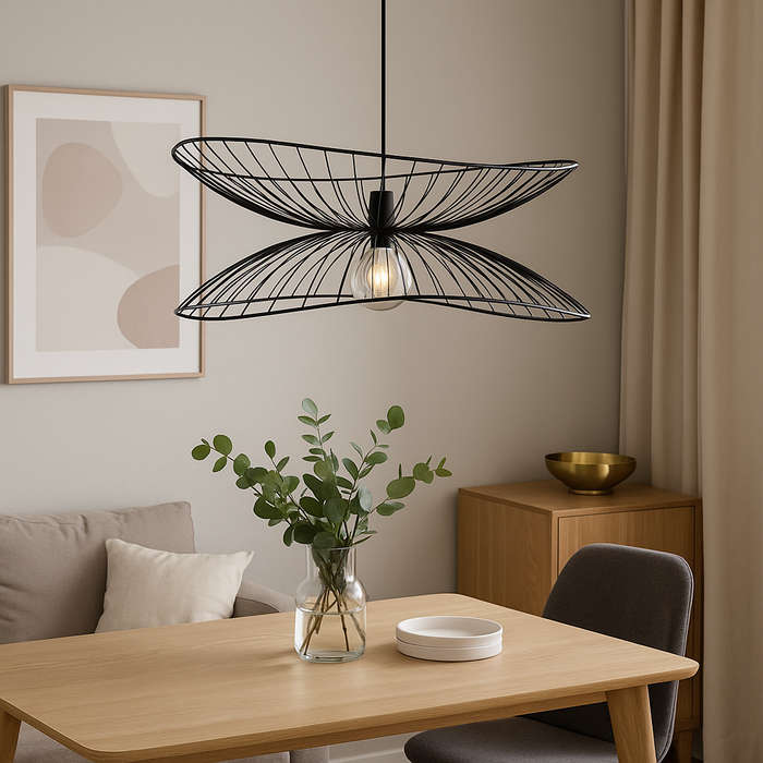 Sensu Twin Black Pendant Light