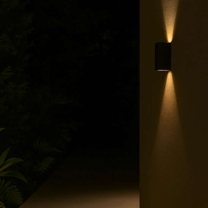Square Up & Down Wall Light