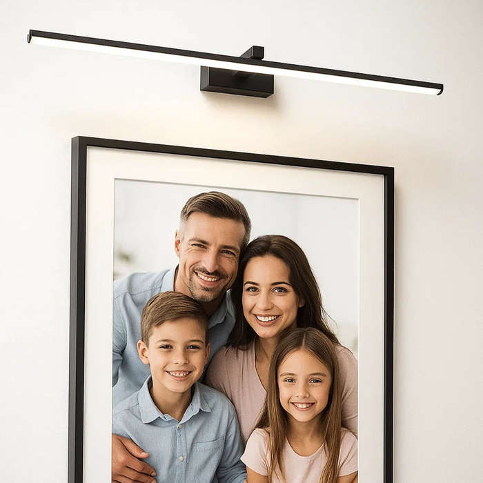 Black LED Picture Light - Aluminium IP44 4000K