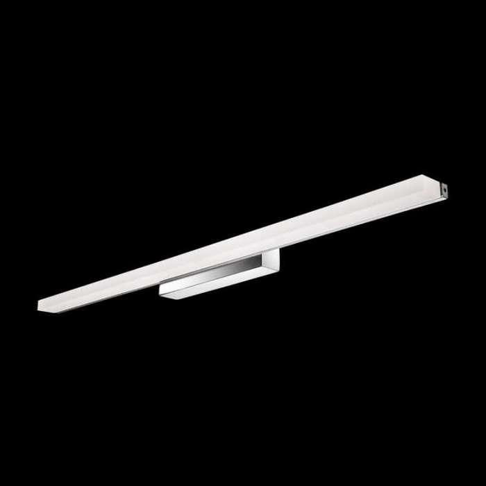 Chrome LED Bathroom Wall Light - IP44 Frosted Acrylic