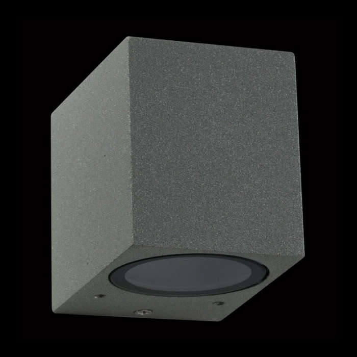 Grey Down Facing Outdoor Wall Light IP54