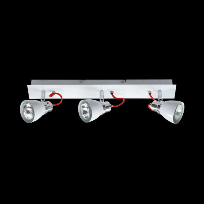 White LED Spot Light - White & Chrome
