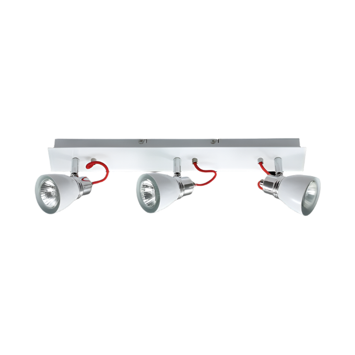 White LED Spot Light - White & Chrome