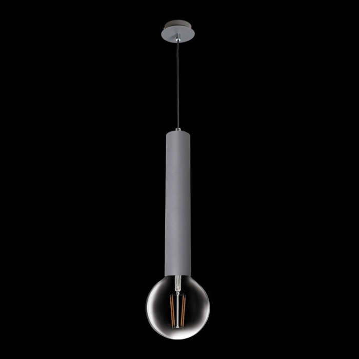 Grey Flute Pendant Light