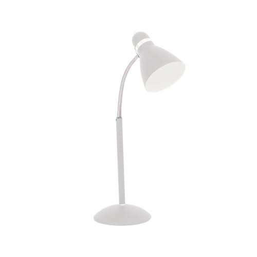 Sophia White Desk Lamp Metal Flexible Arm