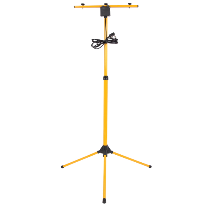 Yellow & Black Double Head Tripod Stand