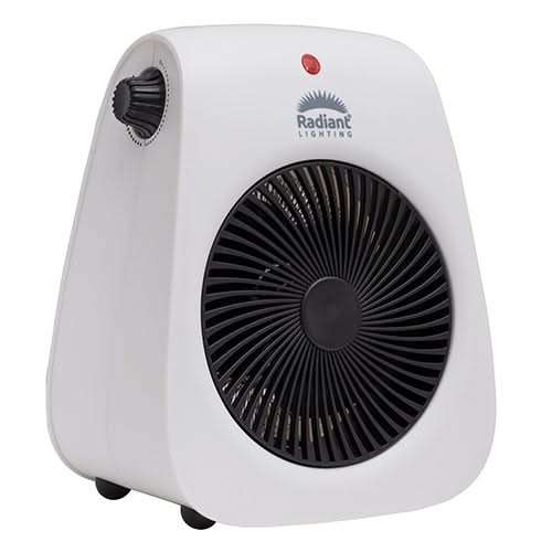 Turbo White Heater - Thermostat & Tip-Over Protection