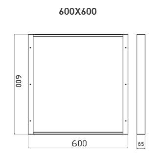 LED Surface Mounted Backlit-Panel Frames